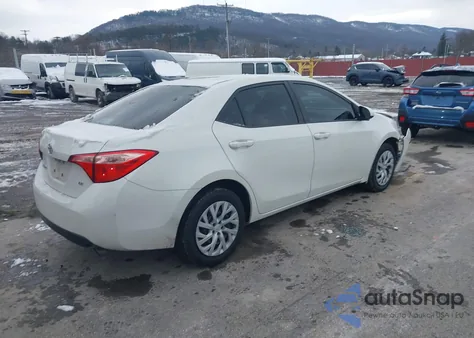 2018 Toyota Corolla Le из США, поврежденный, VIN 5YFBURHE4JP797944